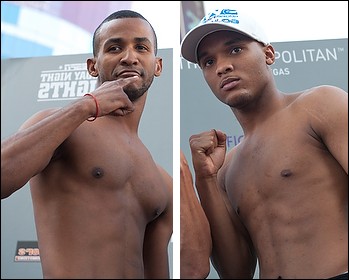 UBO International Lightweight Champion Rances Barthelemy and Challenger Hylon Williams Jr. 