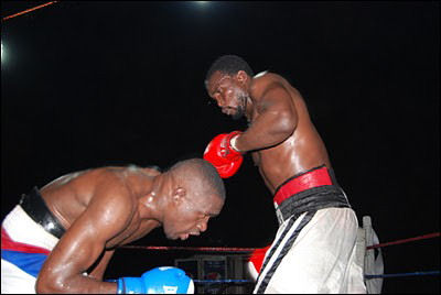 Karama Nyilawila & Francis Cheka in their first bout.