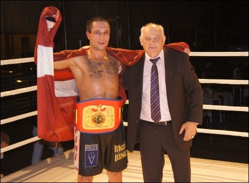 New UBO European Light Heavyweight Champion Andrejs Barabanovs.