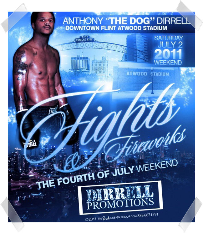 UBO Inter-Continental Super Middleweight Title Fight, Anthony Dirrell vs. Michi Munoz July 2, 2011 in Flint, Michigan.